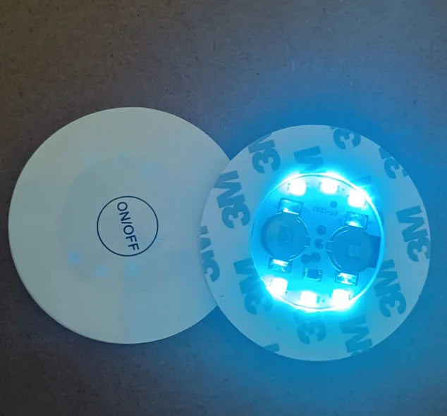 For Drinks Night Lights Club Beer Party Decor LED Flashing Bottle Coaster LED Sticker