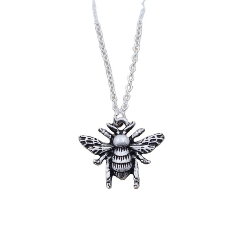 Fashionable Animal Party Jewelry Cute Bumble Bee Butterfly Charm Pendant Necklace