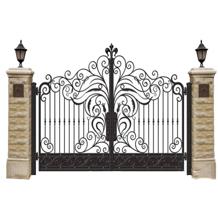 Hot Selling Electric Retractable Suspended Folding Gate Modern Automatic Eco-Friendly Driveway for Courtyard Outdoor Use