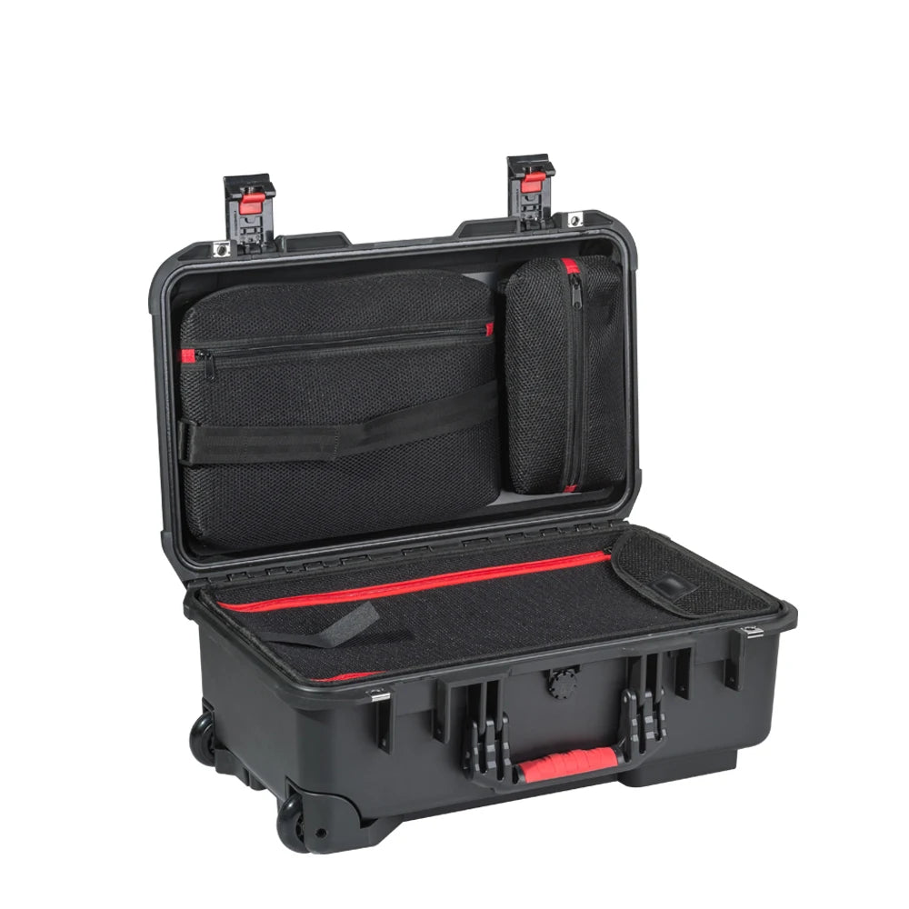 Hard Waterproof Plastic Flight Rolling Equipment Case