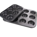 Kitchen DIY Eco-Friendly PTFE Coated Baking Tool Carbon Steel Cupcake Mold Muffin Pan Baking Tray