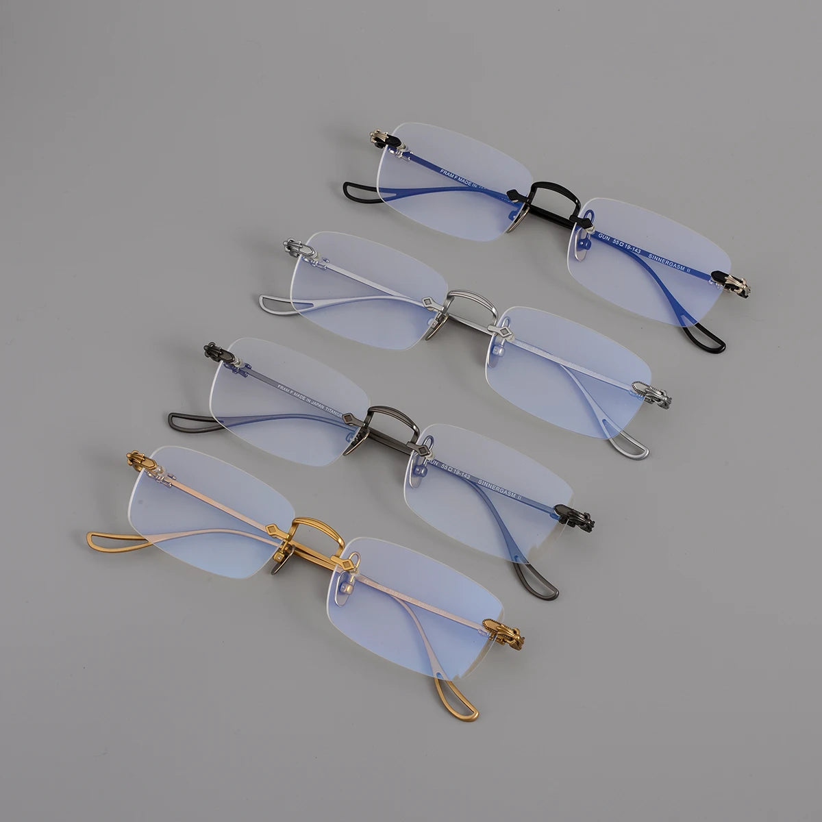 Factory Spot Supply Quality Designed Unisex Reading Studying Titanium square Eyeglasses