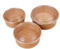 1300ML Paper Soup Bowl Disposable Takeaway Paper Salad Bowl Packaging for Noodle Soup Rice Curry With PS Lid
