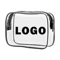 Custom Logo  Makeup Bag Portable Transparent Waterproof Travel Toiletry Bag Advanced Cosmetic Bag Customization