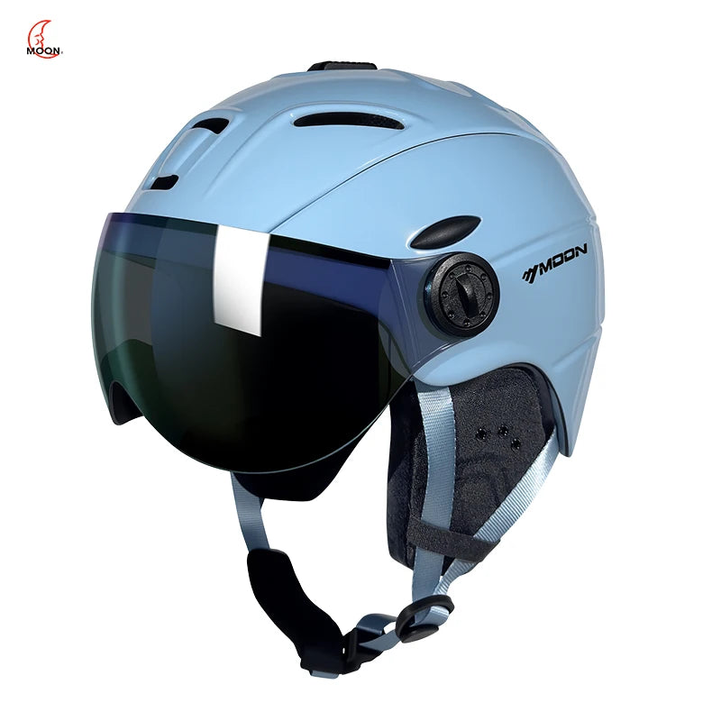 MOON Summer Ski Helmet CE CPSC Certified with Adjustable Ventilation and Cool Comfort Pads US Stock