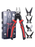 5 in 1 Long Nose Heavy Duty Steel DIY Tool Kit Multi-Function Cutting Pliers Set OEM Customizable Hand Tools
