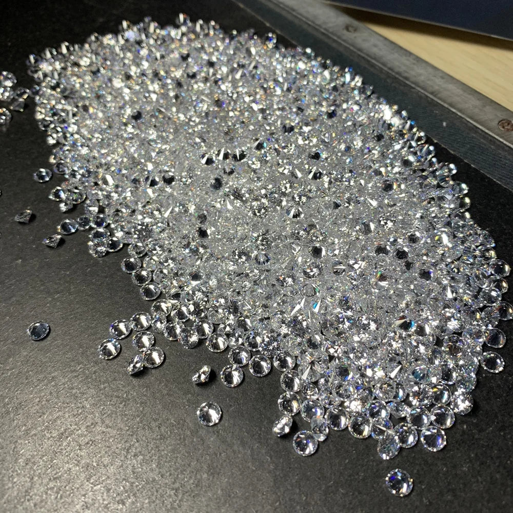 Factory Price D Color VVS1 Clarity Small Size Loose Moissanite Pass Diamond Test 1CT 2CT 3CT Lab Created Moissanite Stone