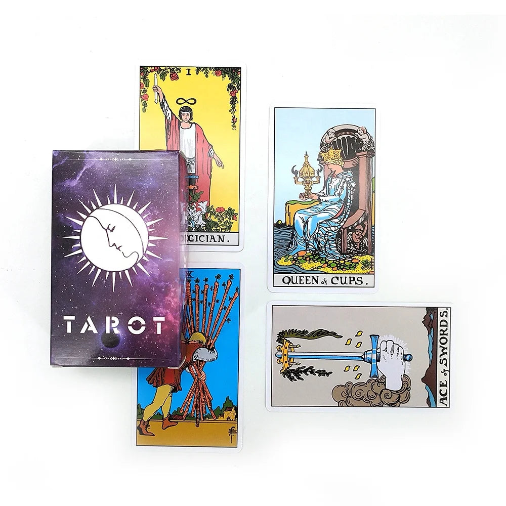 Wholesale Large Holographic Printed Tarot Cards and Decks Paper Boxes