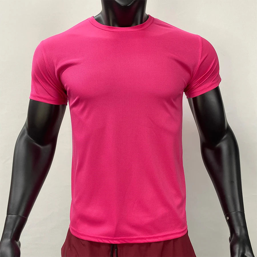 Lidong 2023 Plain White Below 1 Dollar Blank Polyester Printed logo Quick Dry T-shirt for Men
