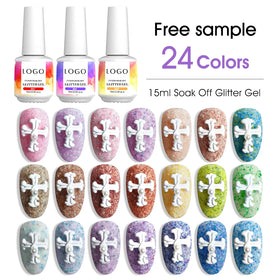 Missgel Gypsum Gel 15ml Organic Vegan Wholesale Nail Supplies Custom Private Label UV Nail Gel Polish