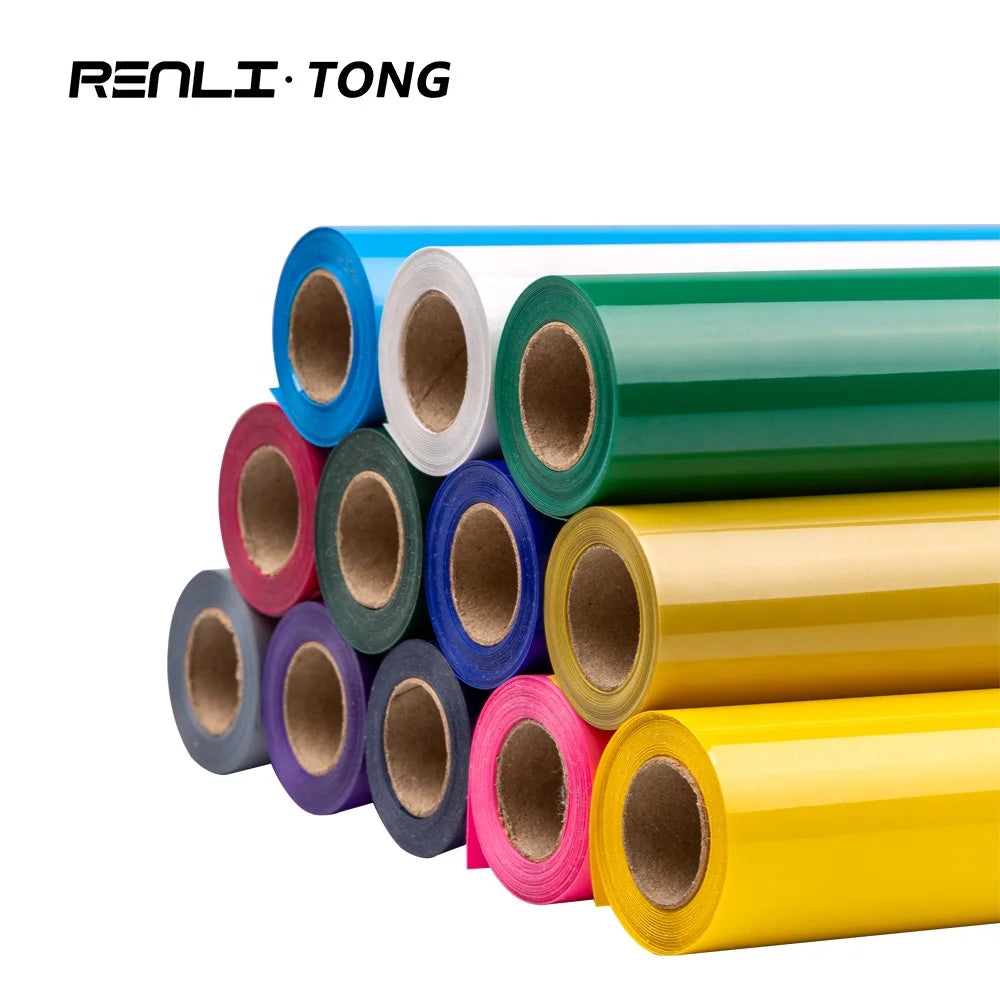 Renlitong Pvc Htv Vinyl Rolls Heat Transfer Vinyl Sheets Film Easyweed Vinyl