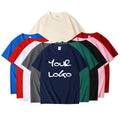 Custom t Shirt Men's 100% Cotton Tshirt Luxury Quality Rib O-neck Blank Drop Shoulder Streetwear Oversize T-shirt for Men