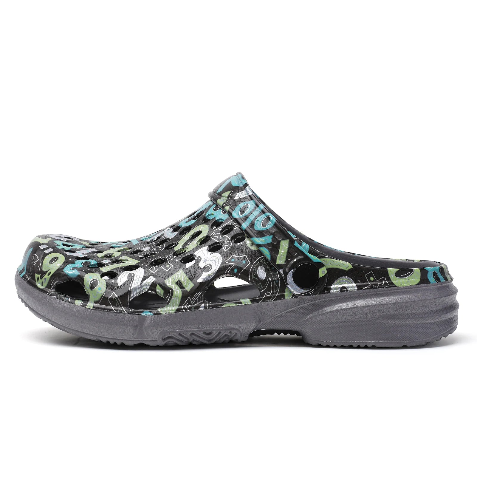 Customisable Printed Men's EVA Garden Clogs Soft Bottom Summer Anti Slip Sandals Platform Sneakers Mens Outdoor Casual Shoes