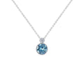 Fashion Women's Jewelry Wholesale 925 Sterling Silver PVD Plated Pendant Rose Quartz Crystal Link Chain Trendy Necklaces