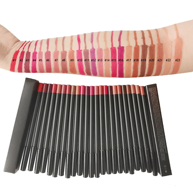 High Pigment Waterproof Manufacturer Wholesale Price Creamy Lip Liner Hot Selling