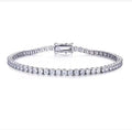 GRA VVS D 3mm Tennis Bracelet Moissanite Stone Ready to Ship Iced Out Tennis Bracelet 3.5mm 4mm for Girls
