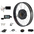 20-26nch Fatbike Fat Tire Ebike Conversion Kit 52V 72V 2000W Rear Wheel Hub Motor Electric Bicycle Conversion Kit for Snow Ebike