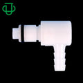 JU Factory 1/4" 5/16" 3/8" Hose Barb Valved 90 Degree Elbow Barb Tubing Quick Disconnect Shut Off Fitting for Lab Instrument