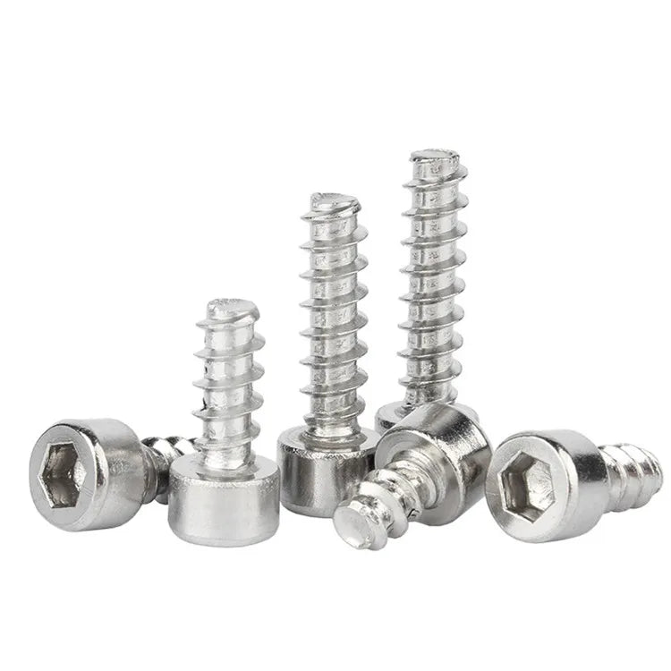 Nickel Plated M1.7 M2 M2.3 M2.5 M2.6 M3 M3.5 M4 M5 Self Tapping Thread Forming Screw for Plastic Metric Measurement System