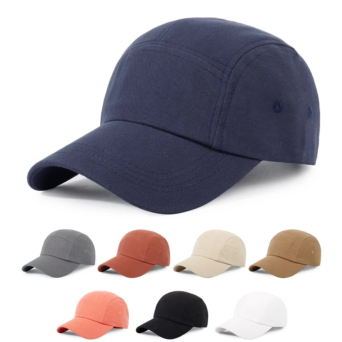 Custom logo Adjustable Cotton Dad Hat 5 Panels Sports Baseball Cap for Men and Women