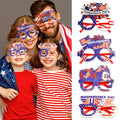 America 250th Anniversary Independence Day Party Glasses July 4th National Day Patriotic USA Star Spangled Banner Eyeglasses