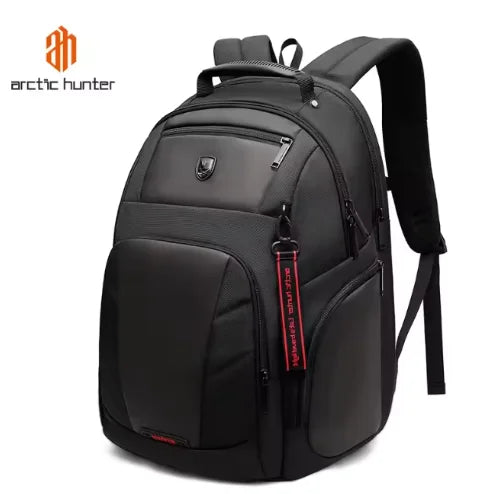 Arctic Hunter Fashionable Polyester Zipper Anti-Theft Laptop Backpack with USB & RFID Protection Large Capacity