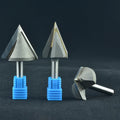 90 Degrees V-type Woodworking Milling Cutter Carbide CNC Router Bit V Groove for Wood MDF Cutting Slotting Engraving