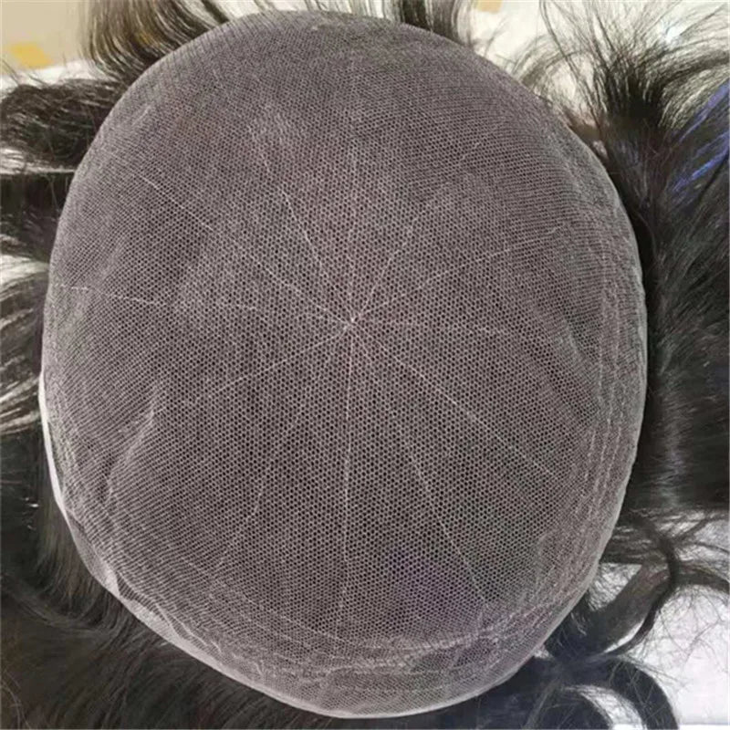 French Full Lace Hair Piece Soft Hair Customized Style with Lowest Price