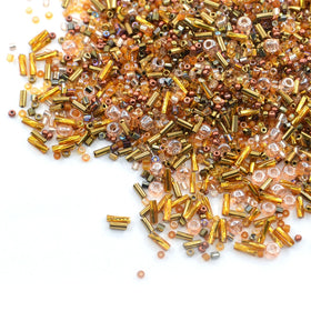 450g Per Bag Glass Beads for Decorating Mixed Size Glass Seed Beads for Jewelry Making Wholesale Beads in Bulk