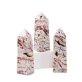 Wholesale Natural Gemstone Polished Druzy Mexican Crazy Agate Crystal Tower Point