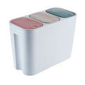 Hot Selling Stainless Steel Standing 3 Bins Eco-Friendly Home Use Pop up Trash Can Sorting Garbage Can
