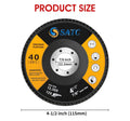 DE Warehouse 24H Shipping Free Delivery 10PCS 115mm Zirconia Flap Sanding Disc 40-120 Grit for Metal Wood Steel Fast