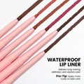 Hot Sale Smooth Vegan Lip Liner Pencil 6 Colors Lip Liner Custom Private Label