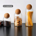 Kitchen Accessories Jar Storage Bottles Kitchen Storage Containers With Cork Ball