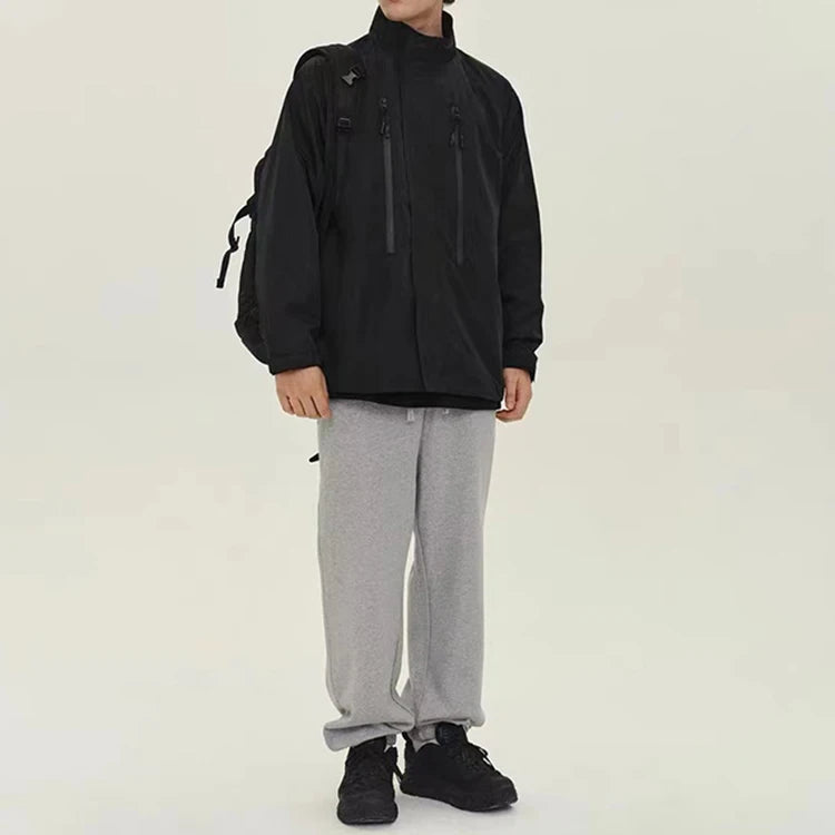 E220694 Custom Autumn Winter Workwear Coat Men's Outdoor Walking Jackets Sports Clothes Streetwear Winderbreak Jacket