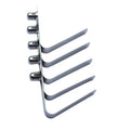 Custom Single V-shaped Locking Push Button Lock Clip Industrial Use Hollow Button Latch Tent Pole Connector Clamp with Spring