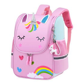 High Quality Oxford Cloth Cartoon Space Bag Cute Lightweight Tiger Unicorn Backpack for Boys Girls Small Size Big Capacity
