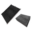 Customize Grey Suede Jewelry Box Big Necklace Earring Ring Set Jewelry Packaging Case Luxury Design  With Hot Stamping Logo