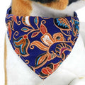 Red Cotton Pet Bib Cat Collar Pet Bandana Dog Drool Scarf Cute Birthday Dog Collar Scarf