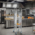 Bakery Equipment 15-Layer  Stainless Steel 15-Tier 1/1 GN Food Pan Racking Trolley