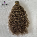 100% Unprocessed Raw Virgin  Indian Human Hair 150grams Dark Brown Double Draw Curly Pu Tape Hair Extensions