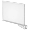 OWNSWING 2Pcs/4Pcs/6Pcs Acrylic Shelf Divider Clear Closet Shelf Separators Clothing Organizer Shelf Divider for Wooden Shelving