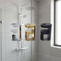 Modern Style Brass Bathroom Round Glass Clamp Fittings Silver Golden Black 23x33mm Glass Patch Accessories