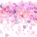 2025 Crystal Wholesale 8MM Candy Round Glass Beads Small Fish Sea Star Seed Beads Mixed Colors Beads for Jewelry Making