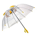 Ovida Clear Cute Custom Cartoon Animal Character Pattern 3D Ears Children's Umbrella Transparent Customized Logo CLASSIC POE