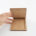 Custom Laser Cut Engraving Wooden  Receipt Check Presenter Cover  Bill Holder for Restaurant