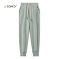TOPKO Custom High Waisted Men's Casual Pants Man Trousers Pants