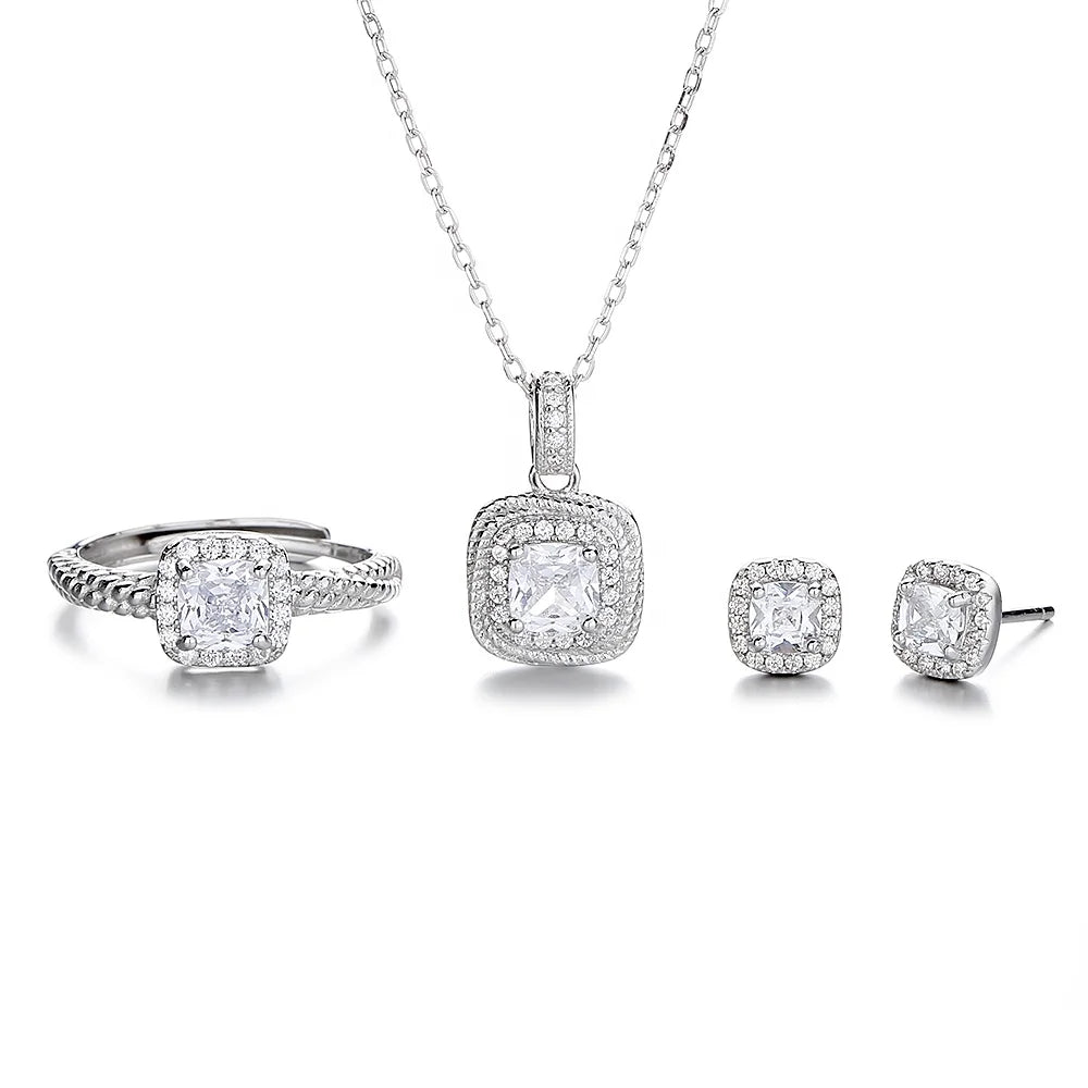 Yaeno 925 Sterling Silver Sugar Cube Set