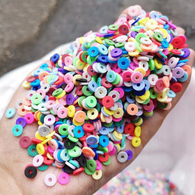 Factory Price Diy Accessory 500g/bag Multicolor 6mm Polymer Clay Beads Wholesale Soft Polymer Clay Beads for Jewelry Making