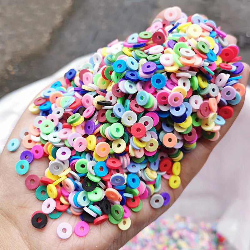 Factory Price Diy Accessory 500g/bag Multicolor 6mm Polymer Clay Beads Wholesale Soft Polymer Clay Beads for Jewelry Making
